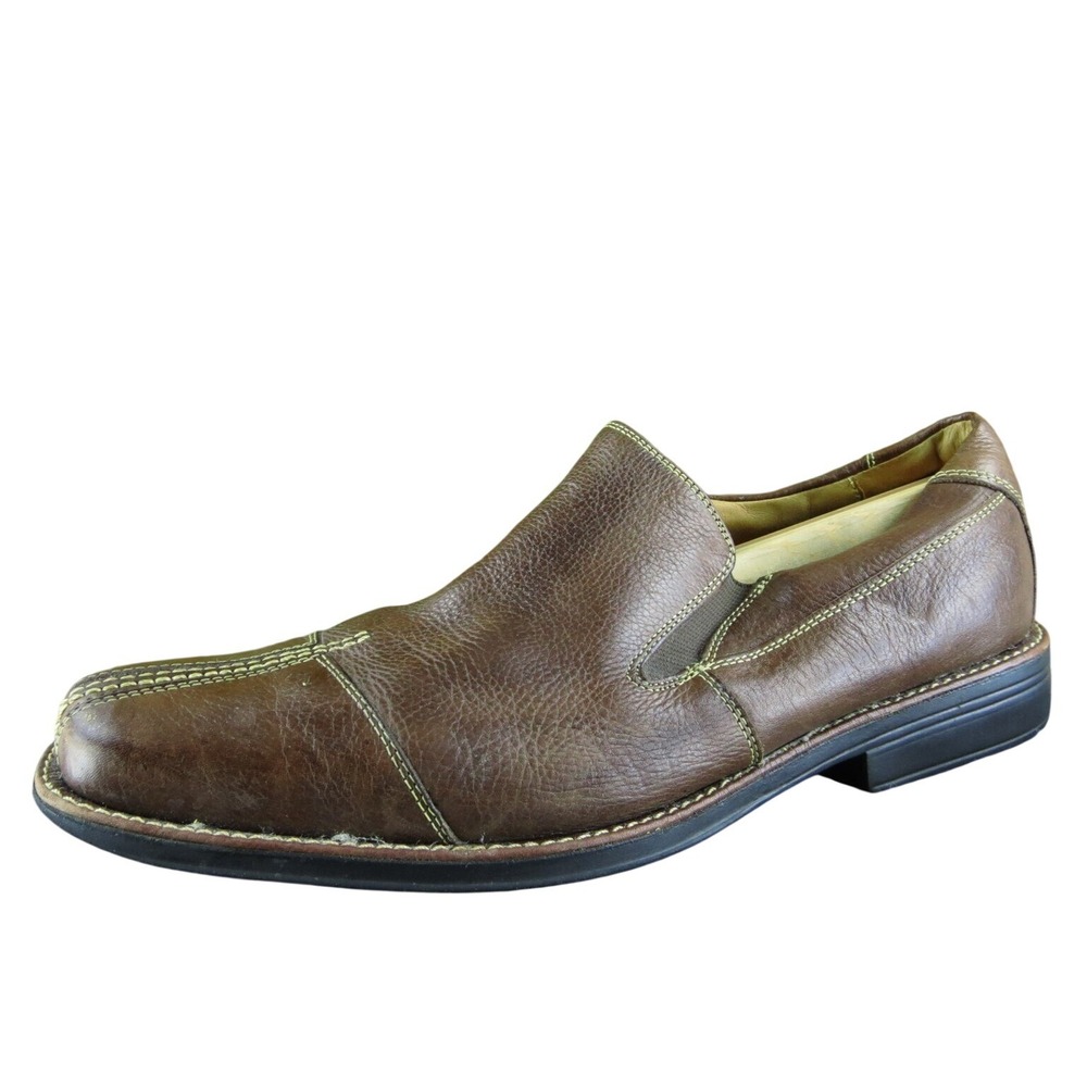 Sandro Moscoloni Men's Cap Toe Loafer Brown Leather 12 Medium Gently Used 2025